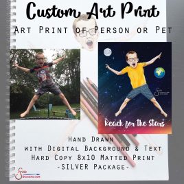 Custom Art Print – SILVER Option