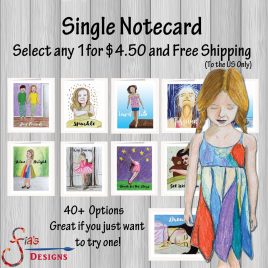 Single Notecard with Free US Shipping