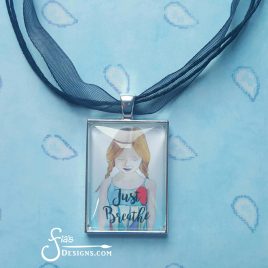 Just Breathe Pendant Necklace