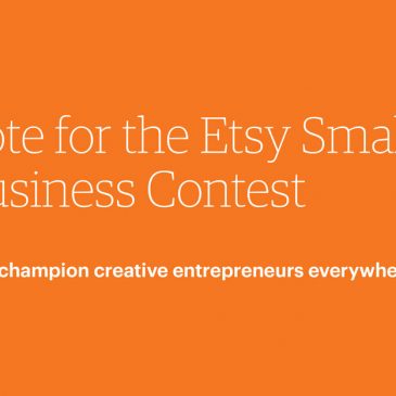 Etsy Contest!  Please Vote today!